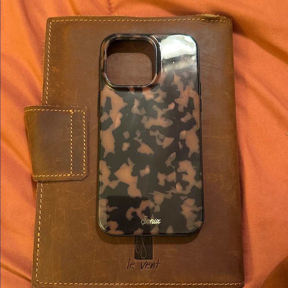 iphone 14 pro max Sonix Black and Tan Tortoise Shell Phone Case